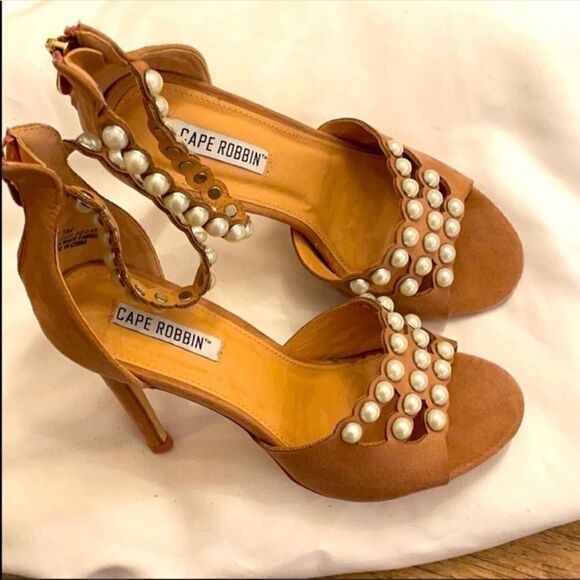 CAPE ROBBIN MAUVE MICROSUEDE STILETTO SANDALS. NEW - Picture 3 of 8